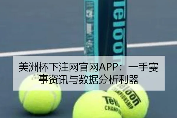 美洲杯下注网官网APP：一手赛事资讯与数据分析利器